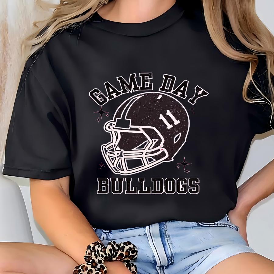 Custom Football Shirt: Personalized Helmet Graphic T-shirt