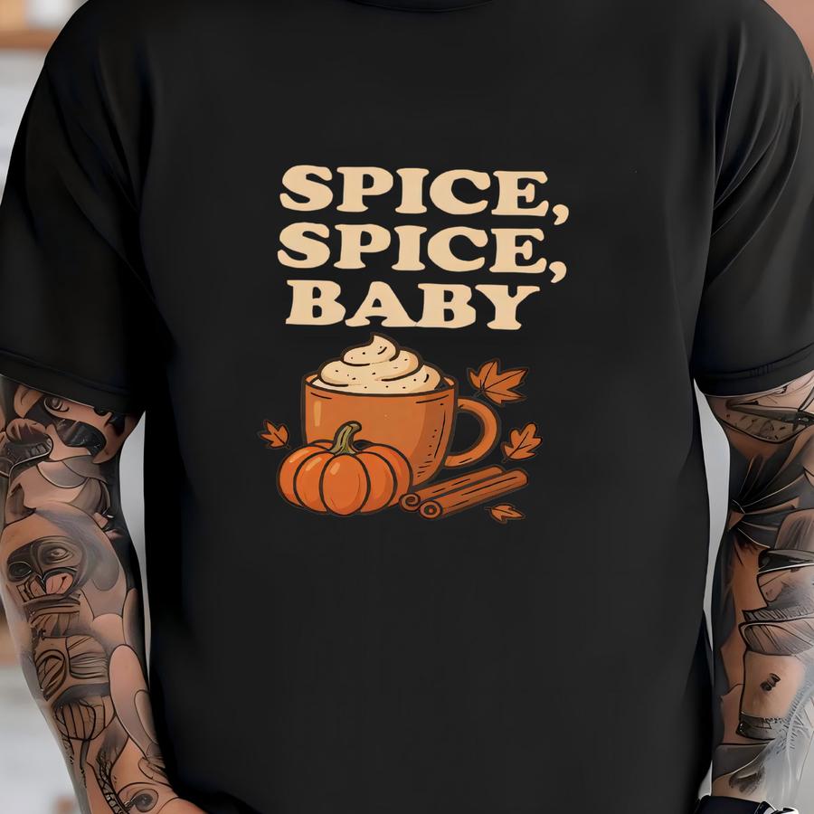 Spice Spice Baby Sweatshirt: Cozy Fall Crewneck For Coffee Lovers T-shirt