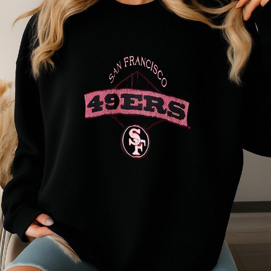 90s San Francisco ‘49ers’ Sweatshirt Y Logo Red Color Men’s L Sweatshirt
