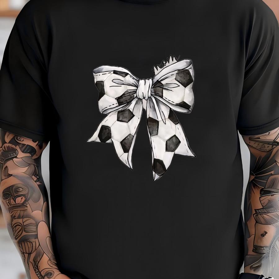 Custom Soccer Sweatshirt, Soccer Bow Sweatshirt, Soccer Mom Sweatshirt, Game Day Sweatshirt, Aesthetic Game Day Sweatshirts, Sports Mom T-shirt