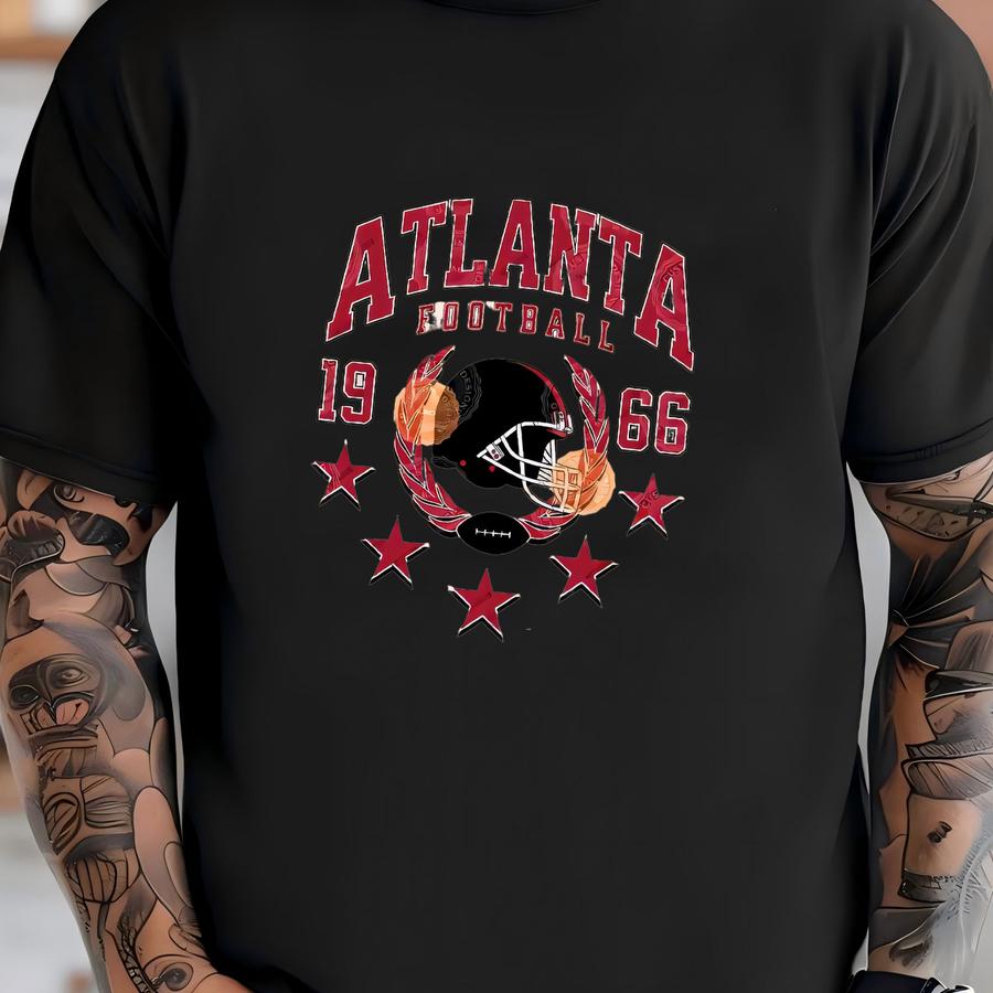 Atlanta Football Crewneck Sweatshirt For Woman And Kids, Teen Game Day Shirts, Ladies Sports Gear, Tailgate Clothing, Vintage Falcon Apparel T-shirt