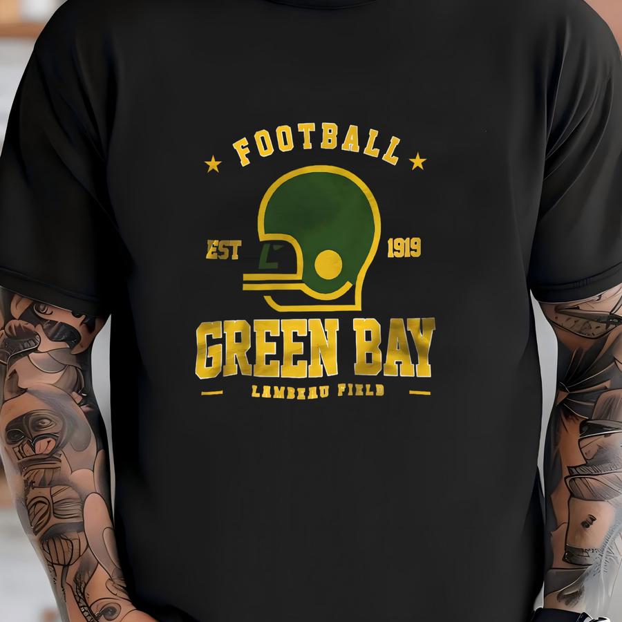 Vintage Green Bay 1919 Hoodie Football Unisex Adult , Youth Tee, Sweatshirt T-shirt