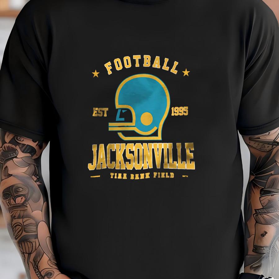 Vintage Jacksonville 1995 Hoodie Football Unisex Adult , Youth Tee, Sweatshirt T-shirt