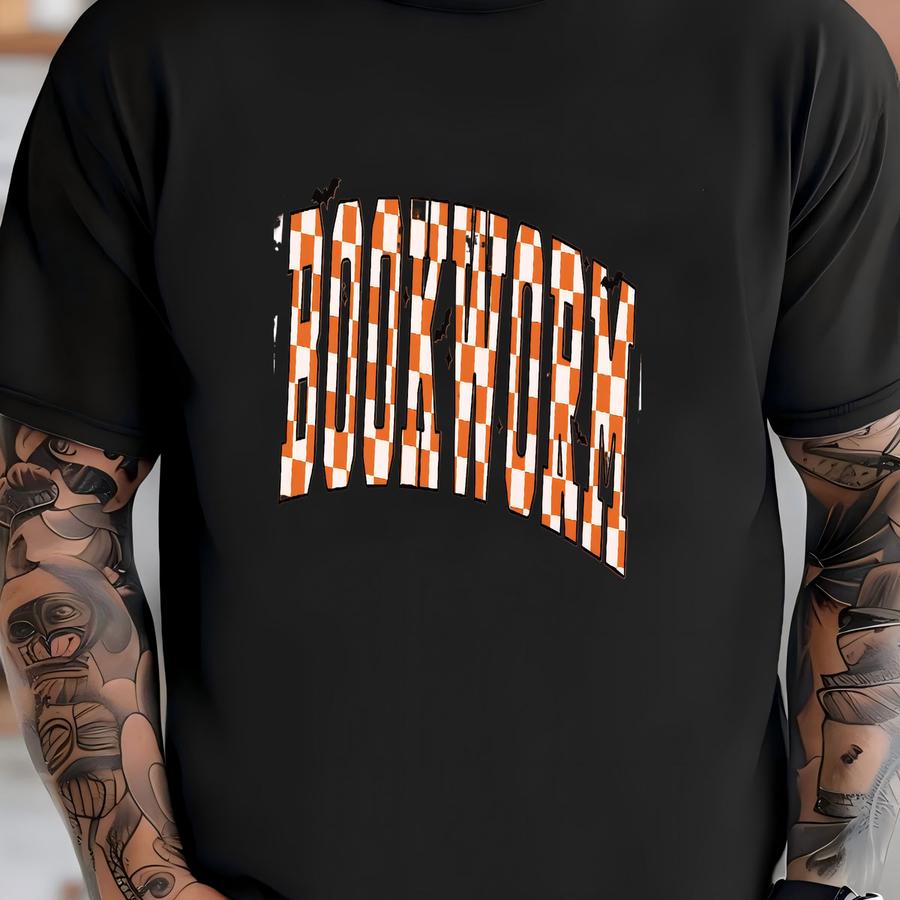 Spooky Bookworm Shirt, Cute Halloween Reader Tee, Fall Bookish Hoodie, Reading Shirt, Ghost Bat Book Tee, Book Club Gift T-shirt