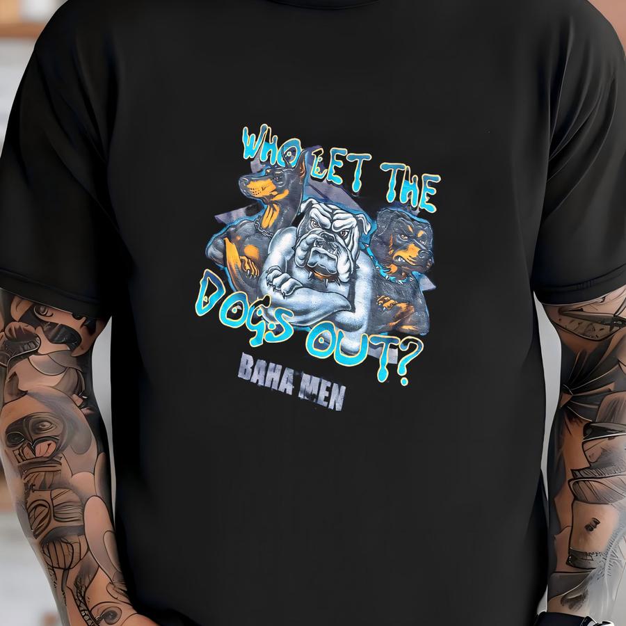 Vintage 2000s Baha Men Who Let The Dogs Out Bahamian Junkanoo Y2k Hip Hop Music Group Graphic Shirt Xl T-shirt