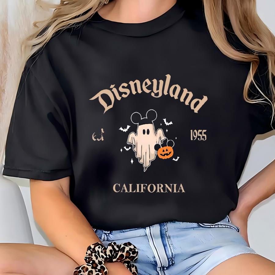 Halloween Land Crop Top, Halloween Crop Top, Land Est. 1955, Land California Crop Top,  Ghost Crop Top T-shirt
