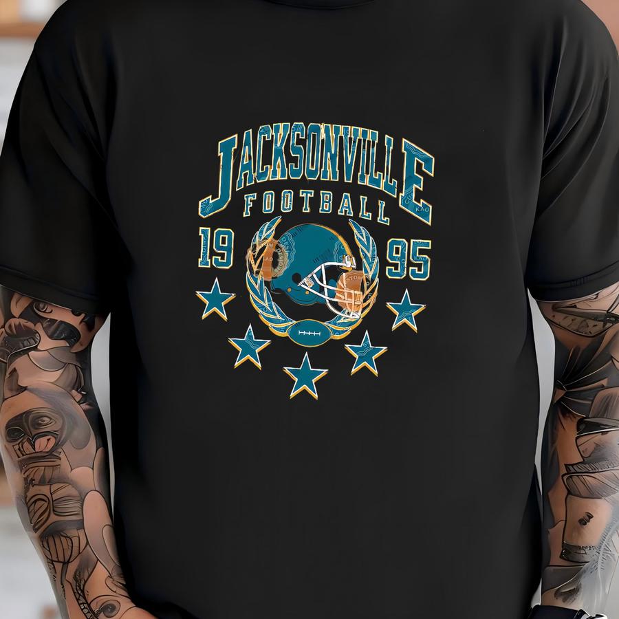 Jacksonville Football Hoodie, Woman Sports Gear, Game Day Shirt, Football Tee, Gift For Her, Tailgate Outfit, Jaguar Apparel T-shirt