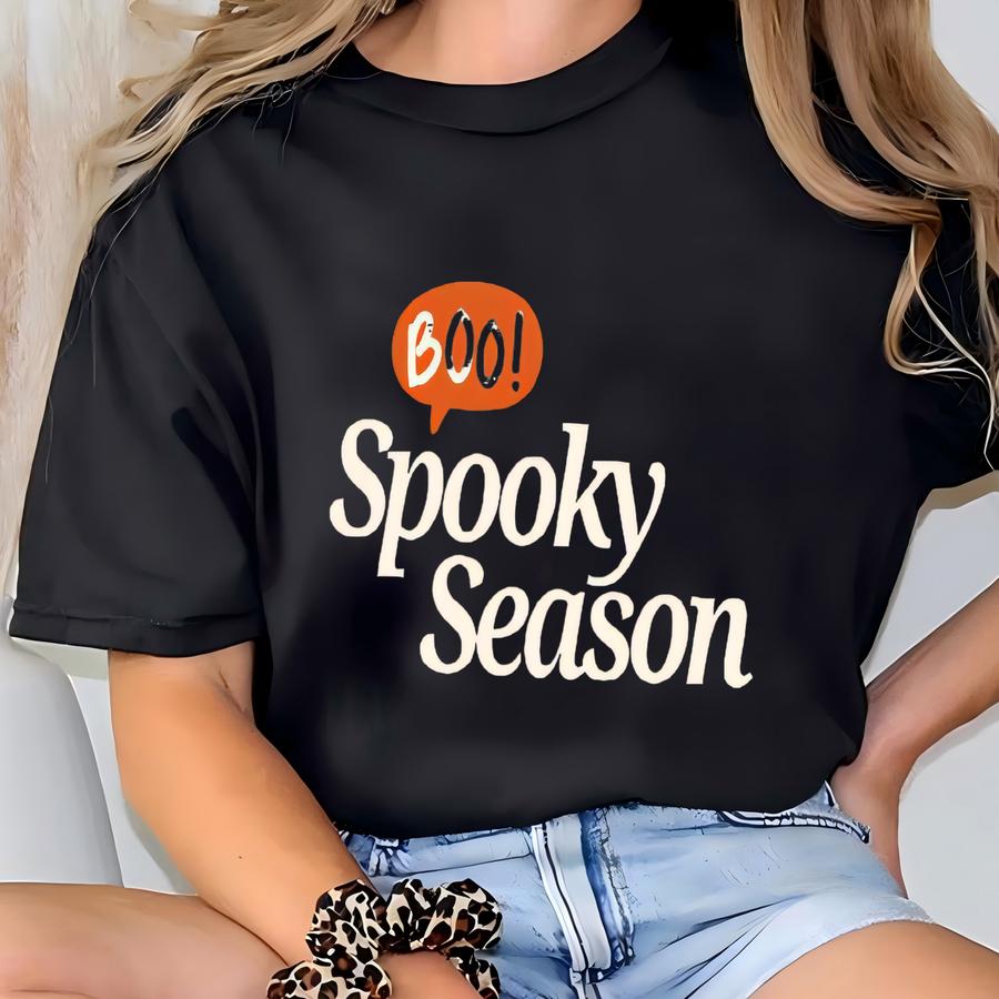 Spooky Season Halloween Hoodie, Halloween Crewneck, Spooky Season Outfit, Retro Halloween,cute Halloween Tee,spooky Gift Tee T-shirt