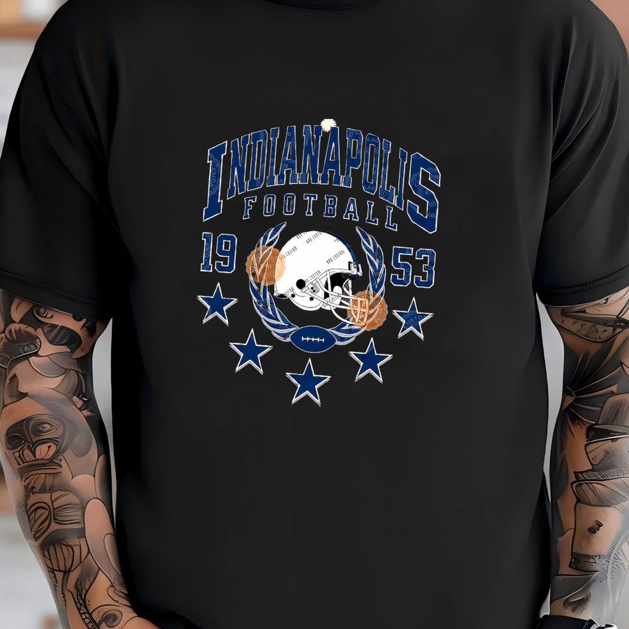 Apolis Football Hoodie, Game Day Shirt, Woman Sports Gear, Football Tee, Gift For Fan, Tailgate Clothing, Colt Apparel T-shirt