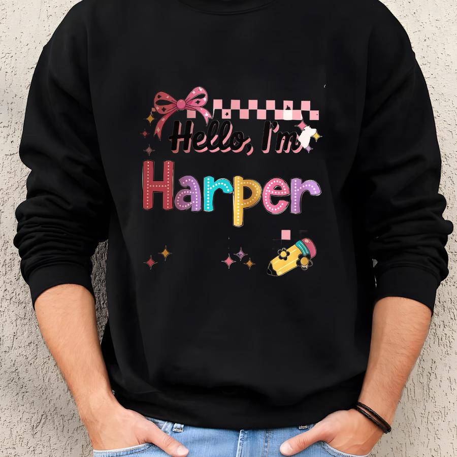 Personalized Back To School Kids Shirt, Custom Alphabet Kids Shirt, Cute Kindergarten Shirt, First Day Of School Shirt, School Toddler Shirt Sweatshirt