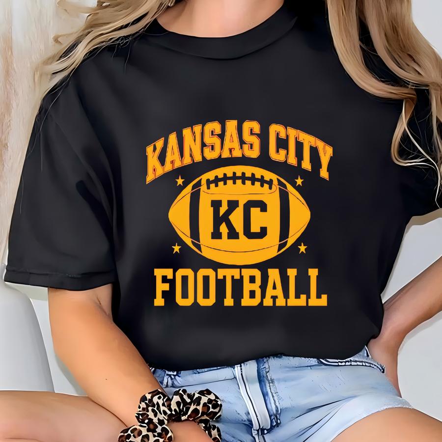 Kansas City Football Women's Tank, Kansas City Football Tank Top, Kc Football Hoodie, Footbal Shirt, Kansas City Football Gift, Gift Women T-shirt