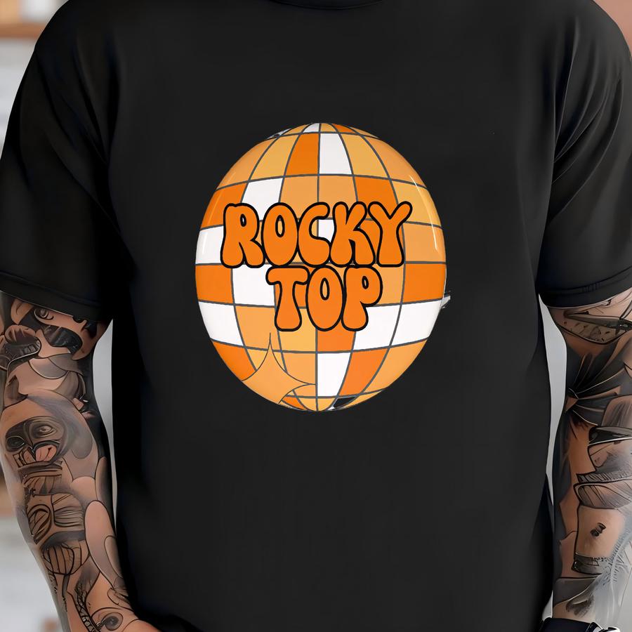 Game Day Button, Knoxville Top Disco Ball Pin, Sports Fan Gift, College Football Accessory, Tailgate Pick Badge T-shirt