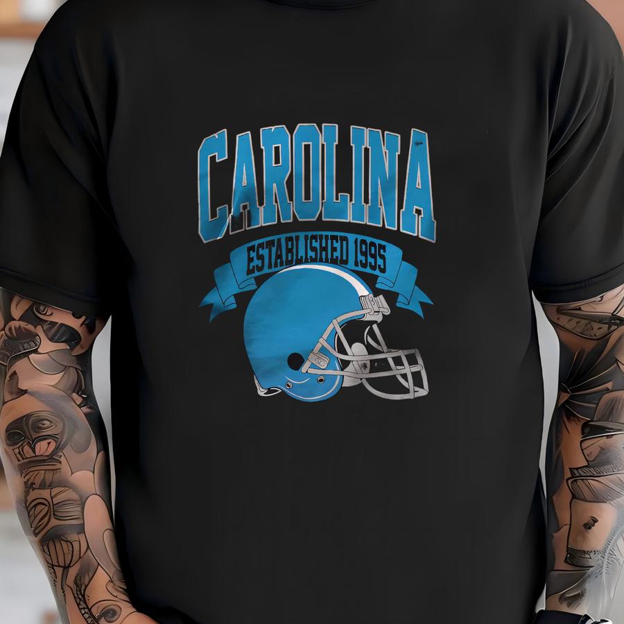 Vintage 1995 Carolina Football Hoodie Unisex Adult , Youth Tee, Sweatshirt T-shirt