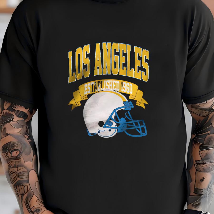 Vintage 1960 Los Angeles Football Hoodie Unisex Adult , Youth Tee, Sweatshirt T-shirt