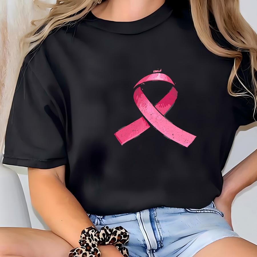 ® Hoodie, Breast Cancer Awareness Shirt, Cancer Support Team, Cancer Survivor Tee, Fight Cancer Shirt, Pink Ribbon Gift T-shirt