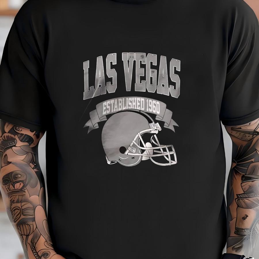Vintage 1960 Las Vegas Football Hoodie Unisex Adult , Youth Tee, Sweatshirt T-shirt