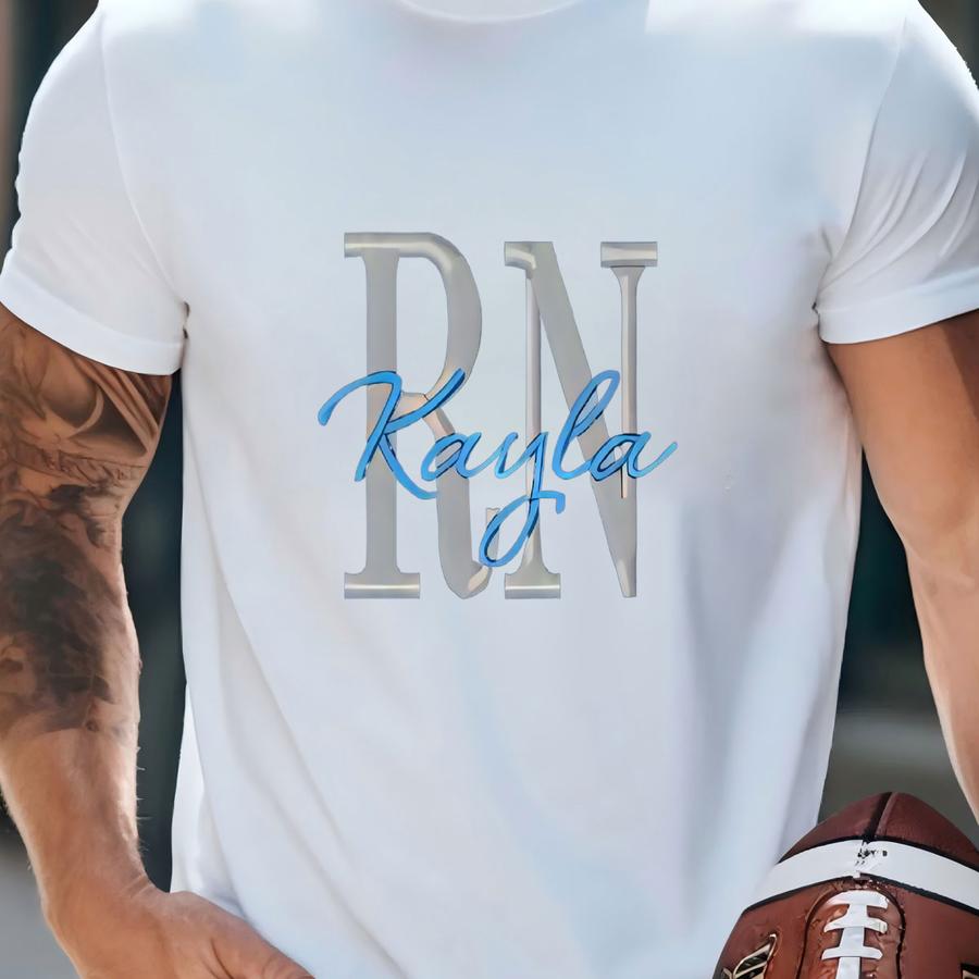 Nurse Sweatshirt, Custom Registered Nurse Crewneck, Personalized Rn Gift, Graduation Nurse Sweater, Cute Nurse Apparel T-shirt