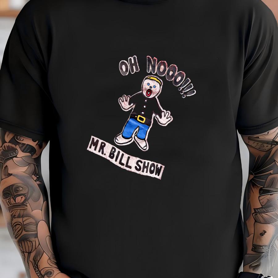 Vintage 70s/80s Mr. Bill Show Oh Nooo! Snl Saturday Night Live Claymation Comedy Sketch Tv Graphic Shirt Usa Size S/m T-shirt