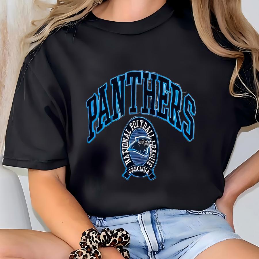 Vintage 90s Carolina Panthers Sweatshirt - - Y Logo - Grey Color - Men’s L T-shirt