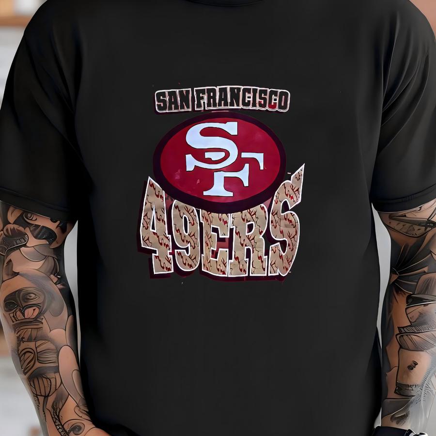 Vintage San Francisco 49ers Big Logo Tie Dye Crewneck Sweatshirt Size Xl T-shirt