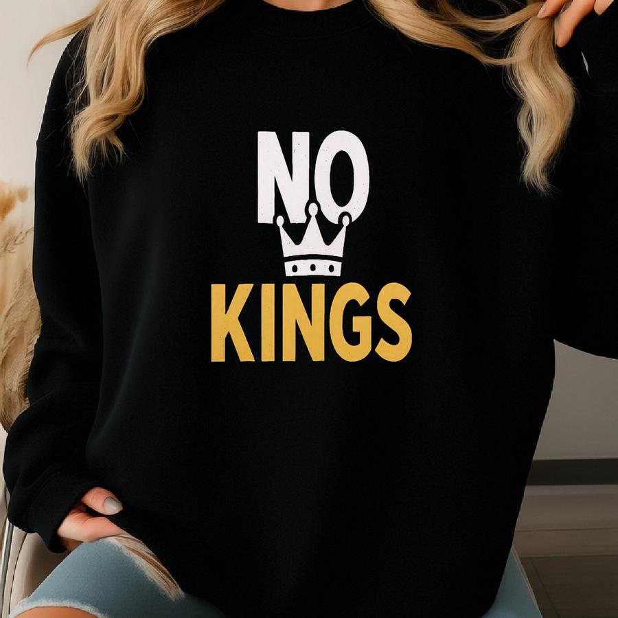 No Kings In America Yard Sign, Anti Yard Sign, Anti- Sign, Fascism Yard Sign, Yard Sign, Outdoor Sign, Political Yard Sign, Unk2 Sweatshirt