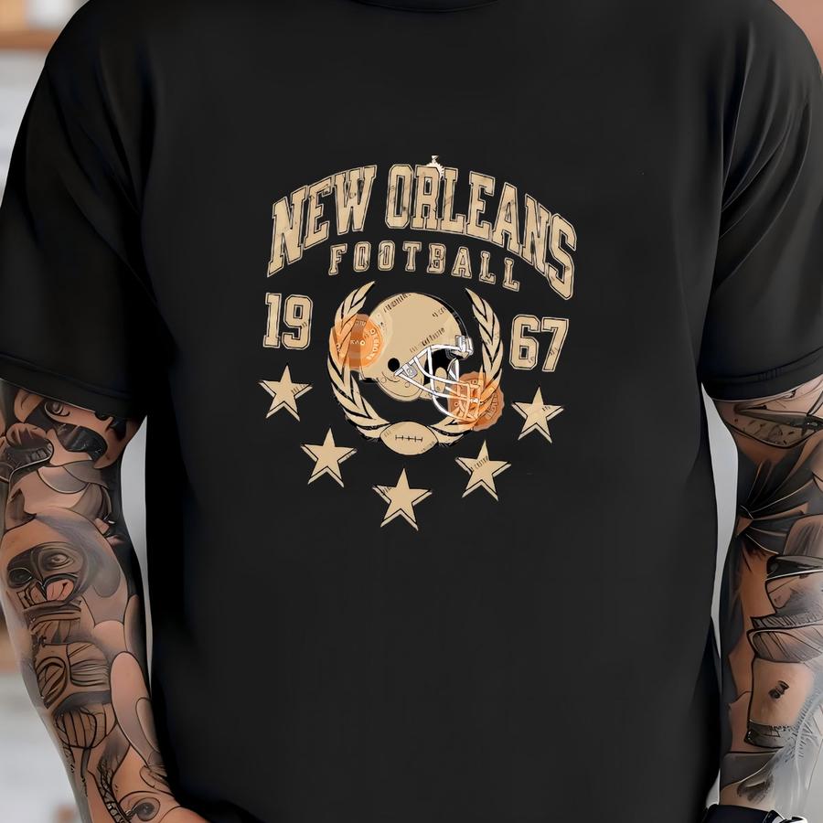 New Orleans Football Hoodie, Game Day Shirt, Woman Sports Gear, Vintage Saint Apparel, Kids Football Fan Tee, Gifts For Her T-shirt