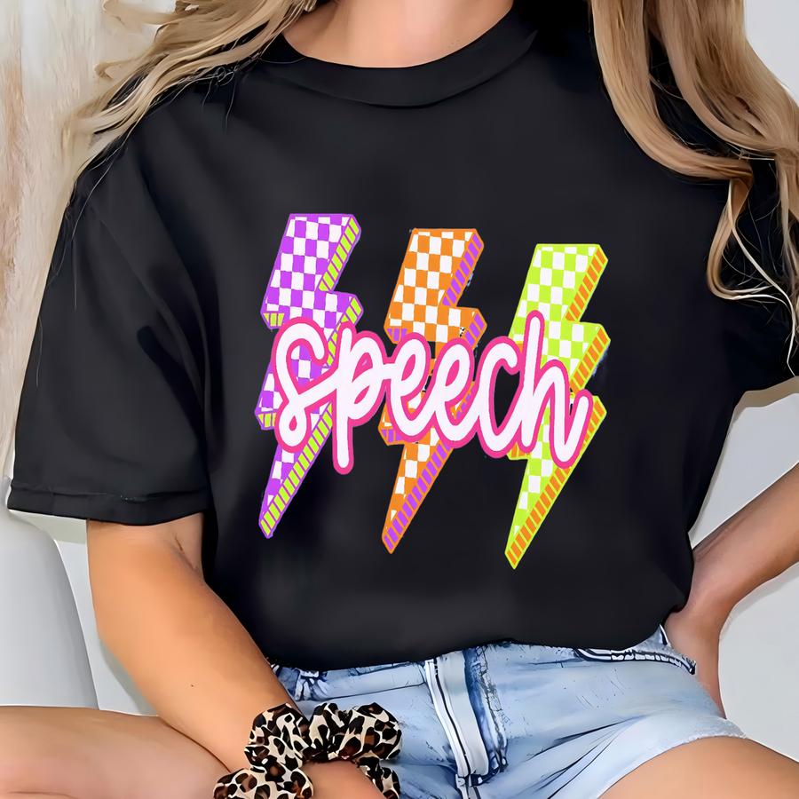 Speech Shirt, Teacher Tee, Slp Grade Hoodie, Back To School, Speech Therapy Department Gifts, Crew,  T-shirt