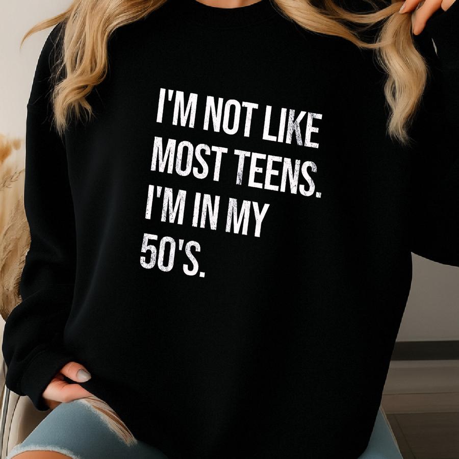 Funny 50th Birthday T-shirt: Distressed Graphic Tee Sweatshirt