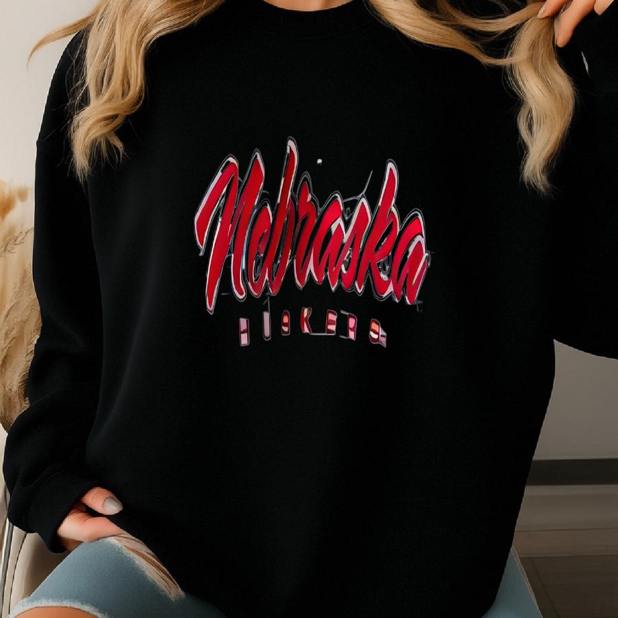 90s Ncaa University Of Nebraska–lincoln ‘cornhuskers’ Crewneck Sweatshirt Y Logo Grey Color Men’s Xl Sweatshirt
