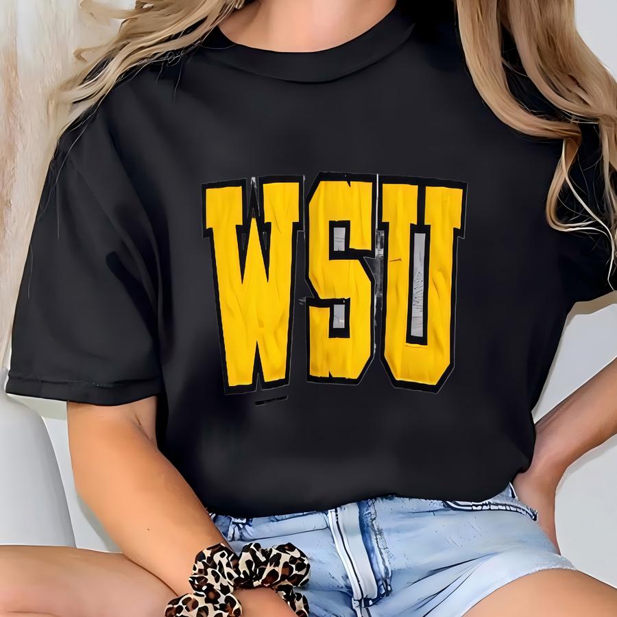 90s Ncaa Wichita State University ‘shockers’ Crewneck Sweatshirt Y Logo Grey Color Men’s Xxl T-shirt