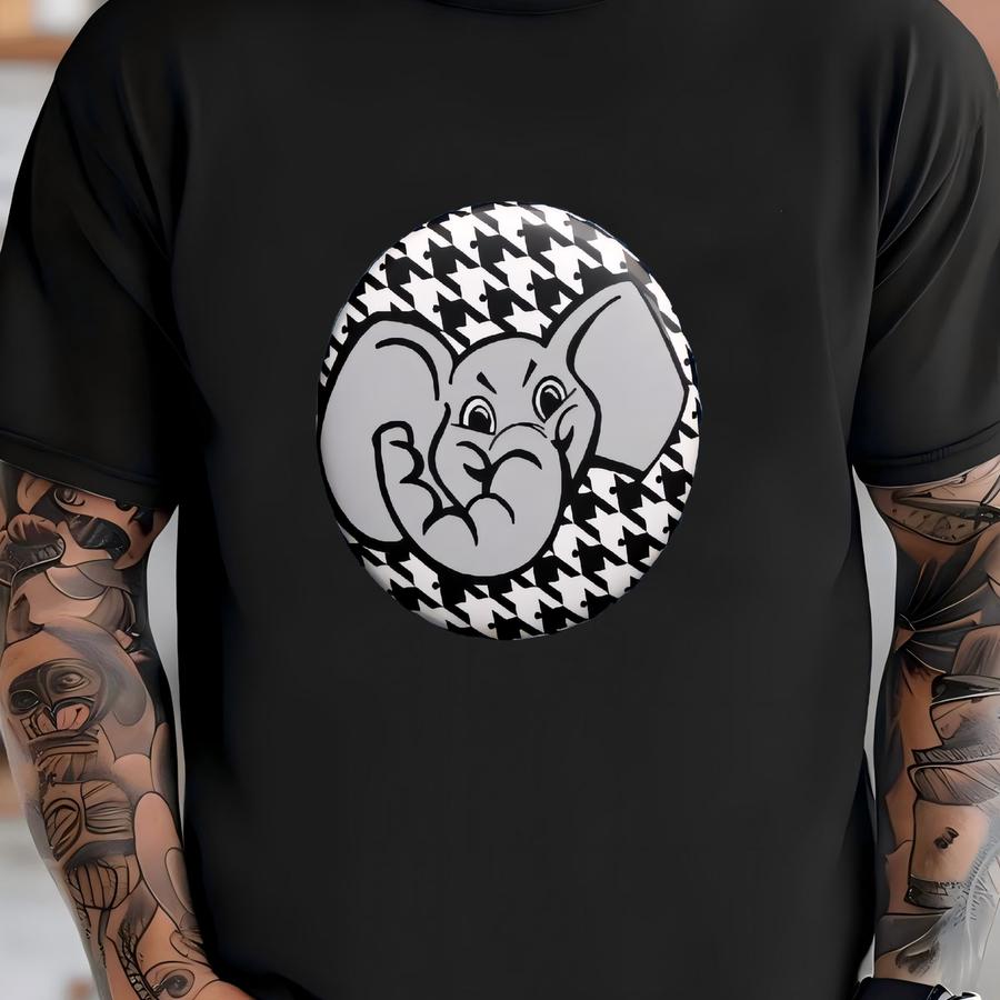 Game Day Al Button, Football Tailgate Badge, Sports Fan Accessory T-shirt