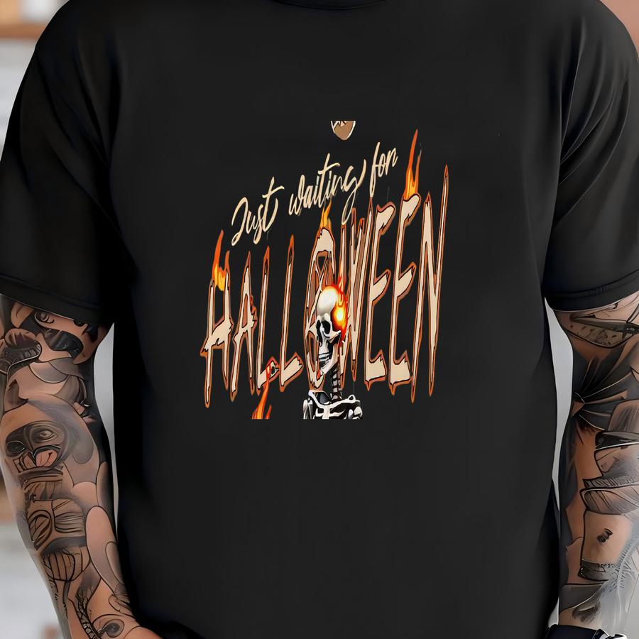 Retro Halloween Skeleton Hoodie: Spooky Season Tee T-shirt