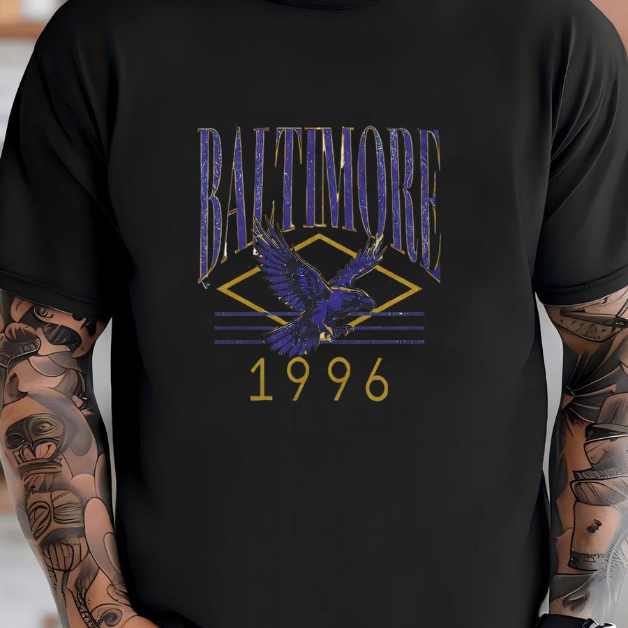 Baltimore Football Sweatshirt, Vintage Game Day Crewneck, Unisex Fan Apparel, Purple Friday, Gift, Retro Sports Sweatshirt, Tailgate T-shirt