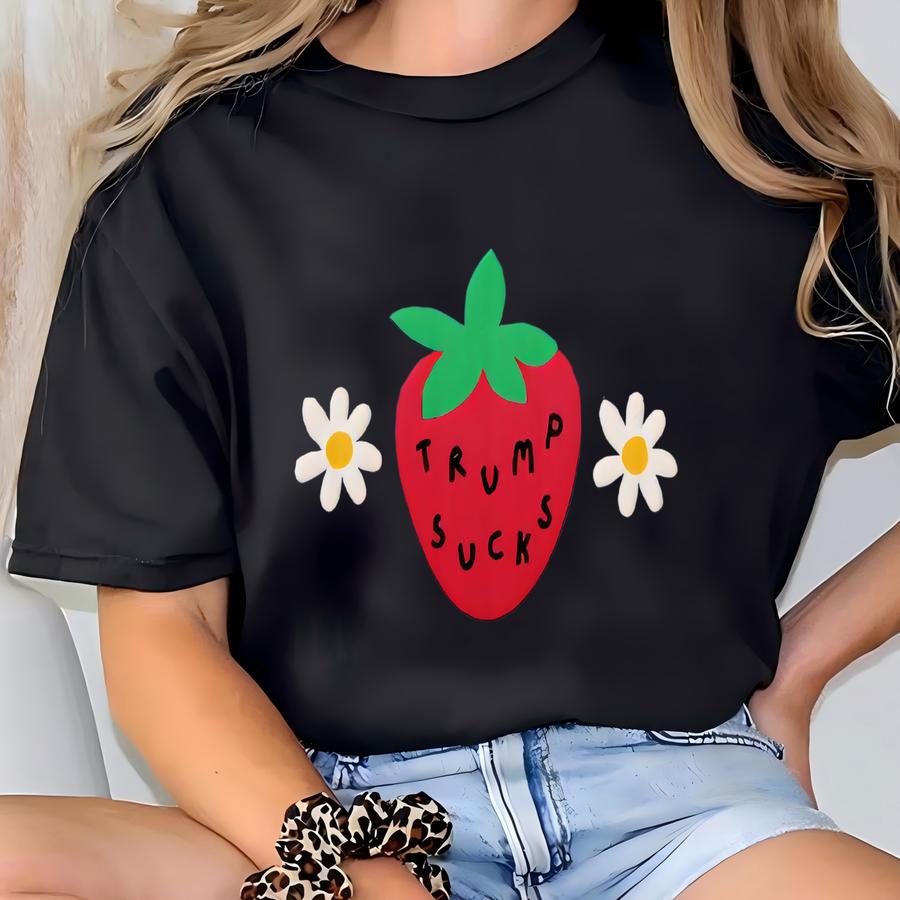 Sucks Strawberry Seeds Sweatshirt, Liberal Crewneck, Activist Clothing, Fdt Sweatshirt, Subtle F*ck , Liberal Gift T-shirt