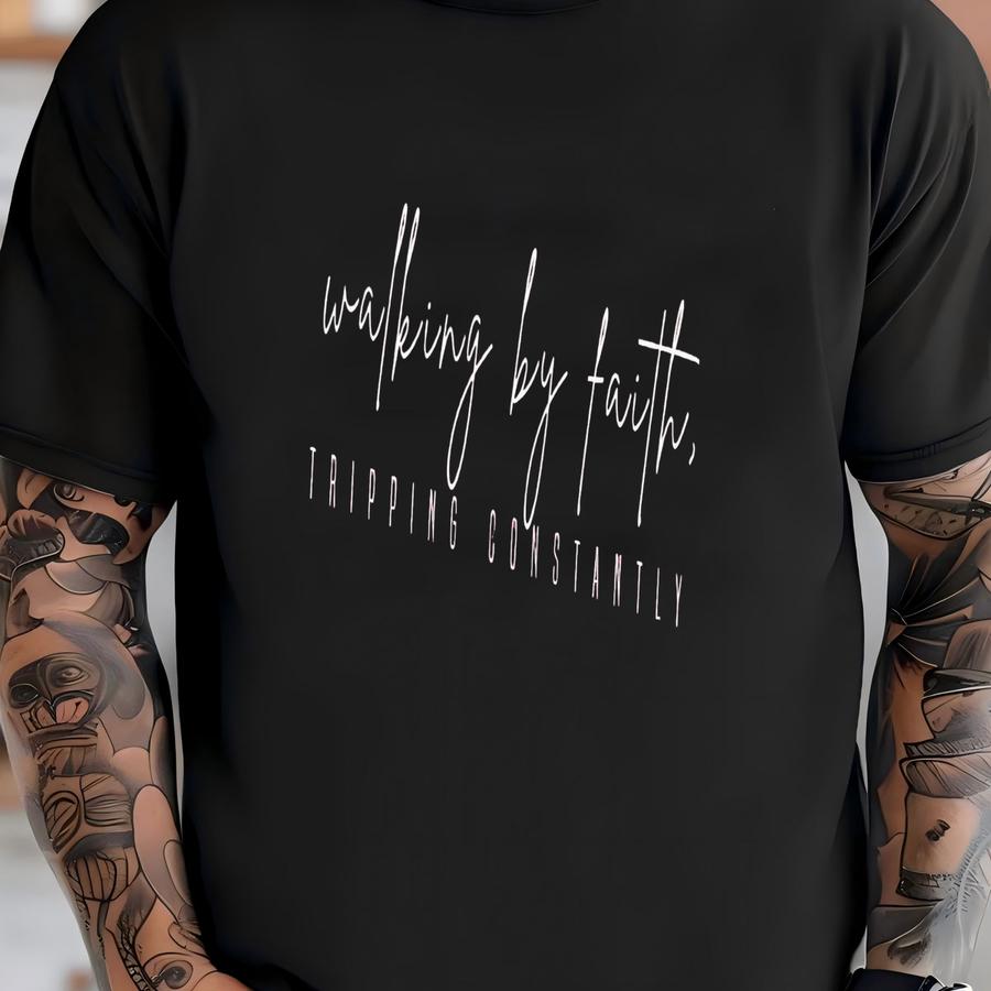 Walking By Faith Shirt, Grace Upon Grace, Spiritual, God Loves , Bible Verse Gifts Trending Now Christian Jesus T-shirt