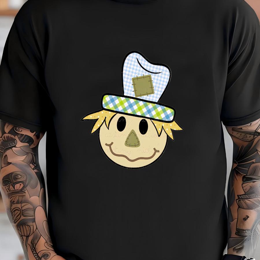 Scarecrow Png, Spooky Png, Name Patch Png, Halloween Png, Fall Png, Spooky Season, Trending Png, Pumpkin Png, Preppy Png, Boo Png T-shirt