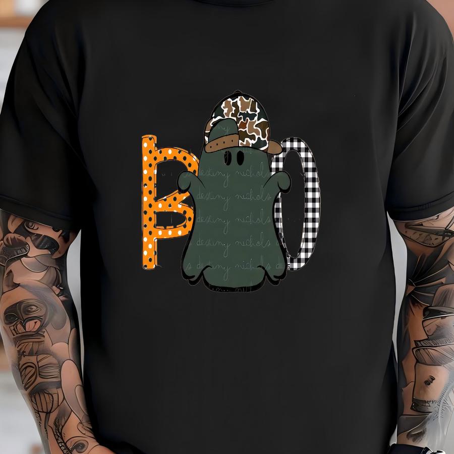 Boo Png, Spooky Png, Boy Ghost Png, Halloween Png, Fall Png, Spooky Season, Trending Png, Pumpkin Png, Preppy Png, Boo Boy Png, Bundle T-shirt
