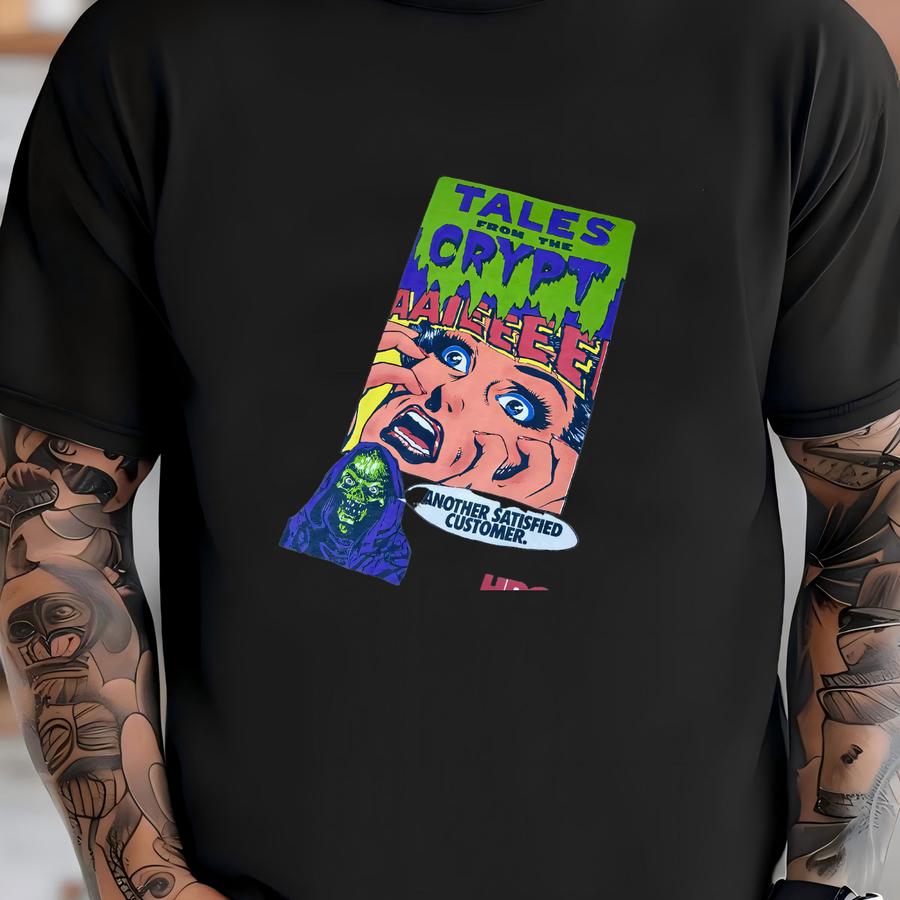Vintage 90s Tales From The Crypt Hbo Tv Series Horror Fantasy Sci Fi Rare Graphic Shirt Usa Size 2xl T-shirt