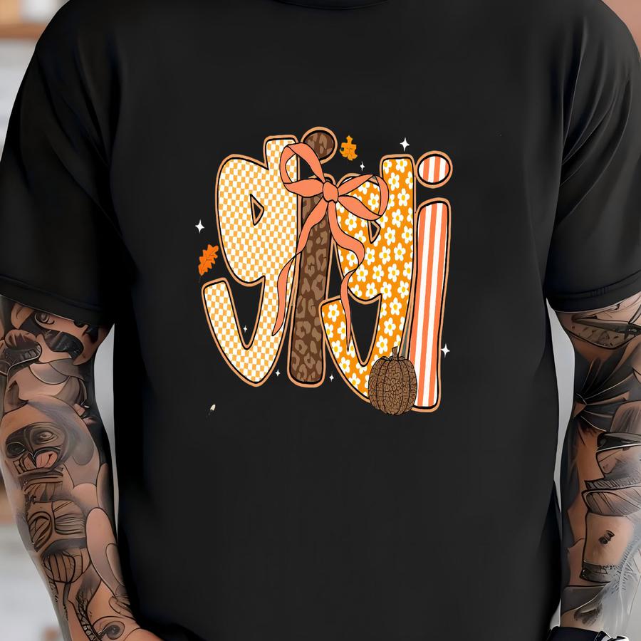 Custom Autumn Gigi Hoodie: Spooky Season Grandma Tee T-shirt