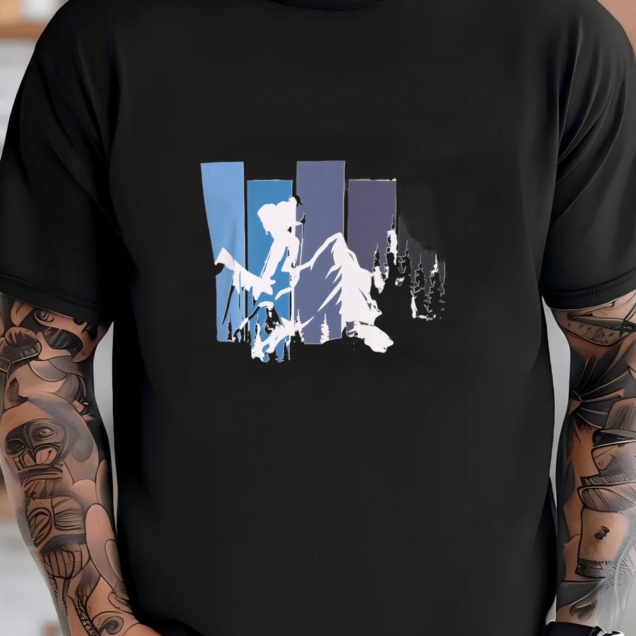 Saint Bernard Hoodie: Catholic Hiker Tee - Patron Saint Tee T-shirt