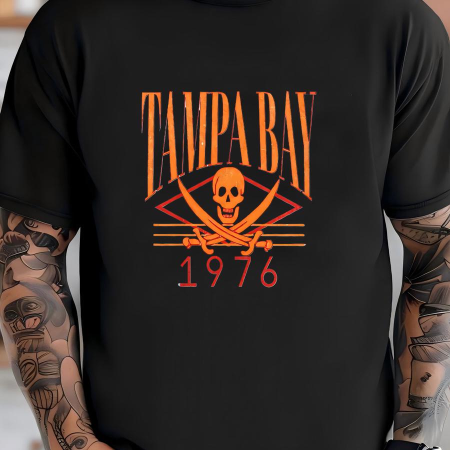 Tampa Bay Football Sweatshirt, Vintage Game Day Crewneck, Unisex Tampa Fan Apparel, Florida Football Gift, Retro Sports, Tailgate Outfit T-shirt