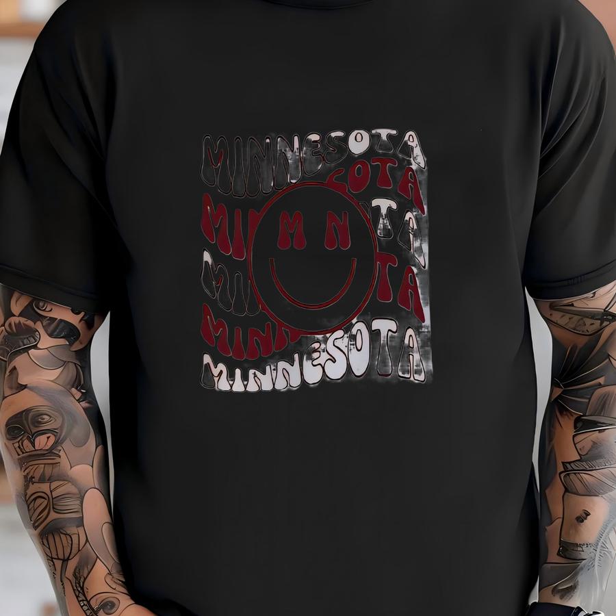 Minnesota Sweatshirt, Game Day Sweatshirt, Vintage Unisex Minnesota Crewneck Sweater, Cozy Crewneck, Minnesota Mother's Day Gift T-shirt