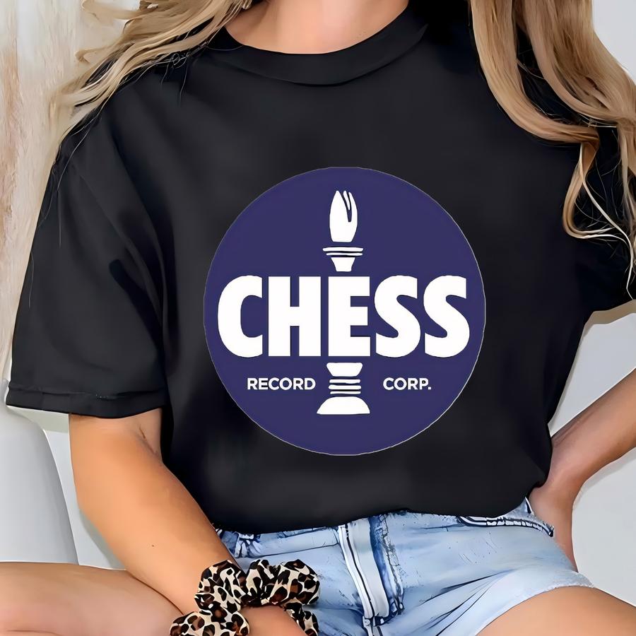 Chess Records Retro Sticker T-shirt