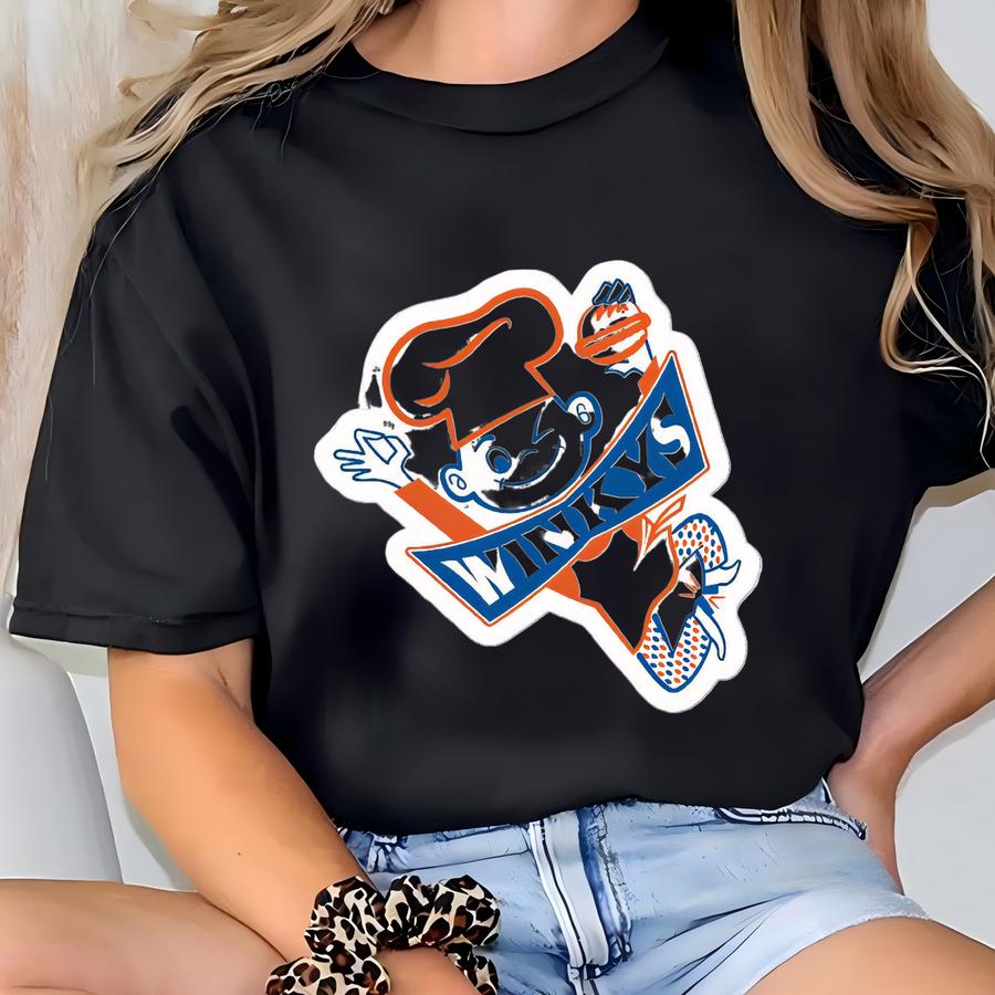 Winkys Hamburgers Pittsburgh Retro Sticker T-shirt