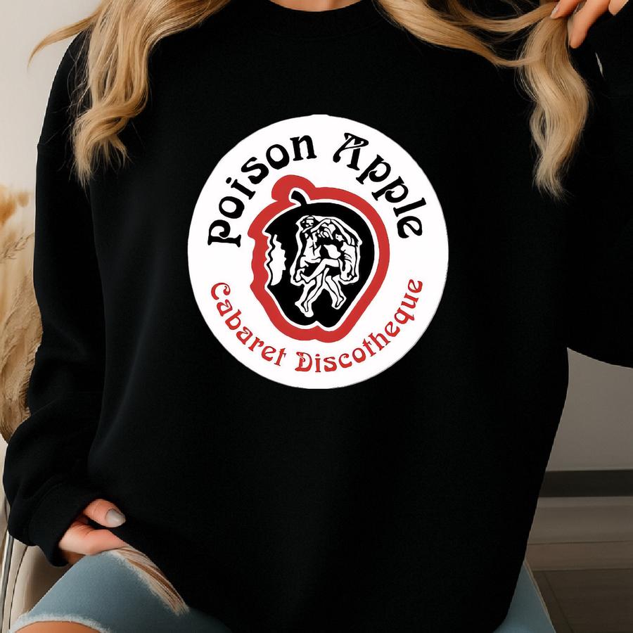 Poison Apple Disco Retro Sticker Sweatshirt