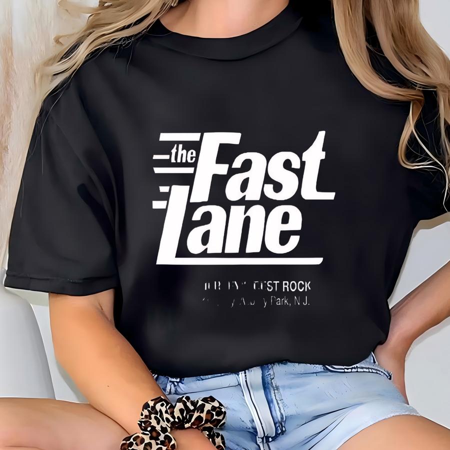The Fast Lane Asbury Park Retro Sticker - Bygone Brand T-shirt