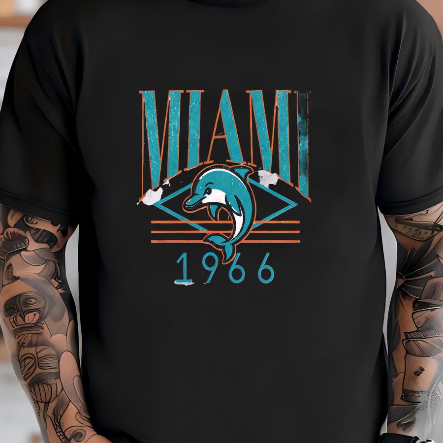 Miami Football Sweatshirt, Vintage Crewneck, Unisex Game Day Apparel, Retro Sports Gift, Tailgate Outfit, South Florida Pride T-shirt