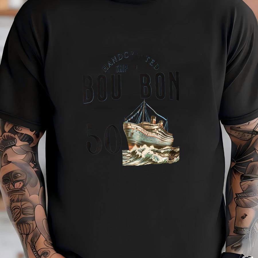 Shipped Faced Bourbon Shirt Funny Cruise Graphic Tee | Offdanforth Essentials, Vintage Bourbon Ship Hoodie, Unisex Softstyle Tee T-shirt