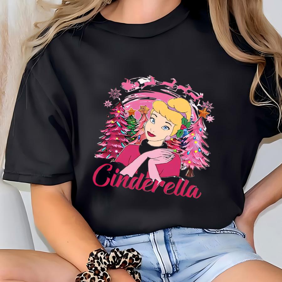 Princess Christmas Shirt, Besties Christmas Matching Shirt, Princess Santa Shirt,princess Christmas, Christmas Girl Tee T-shirt