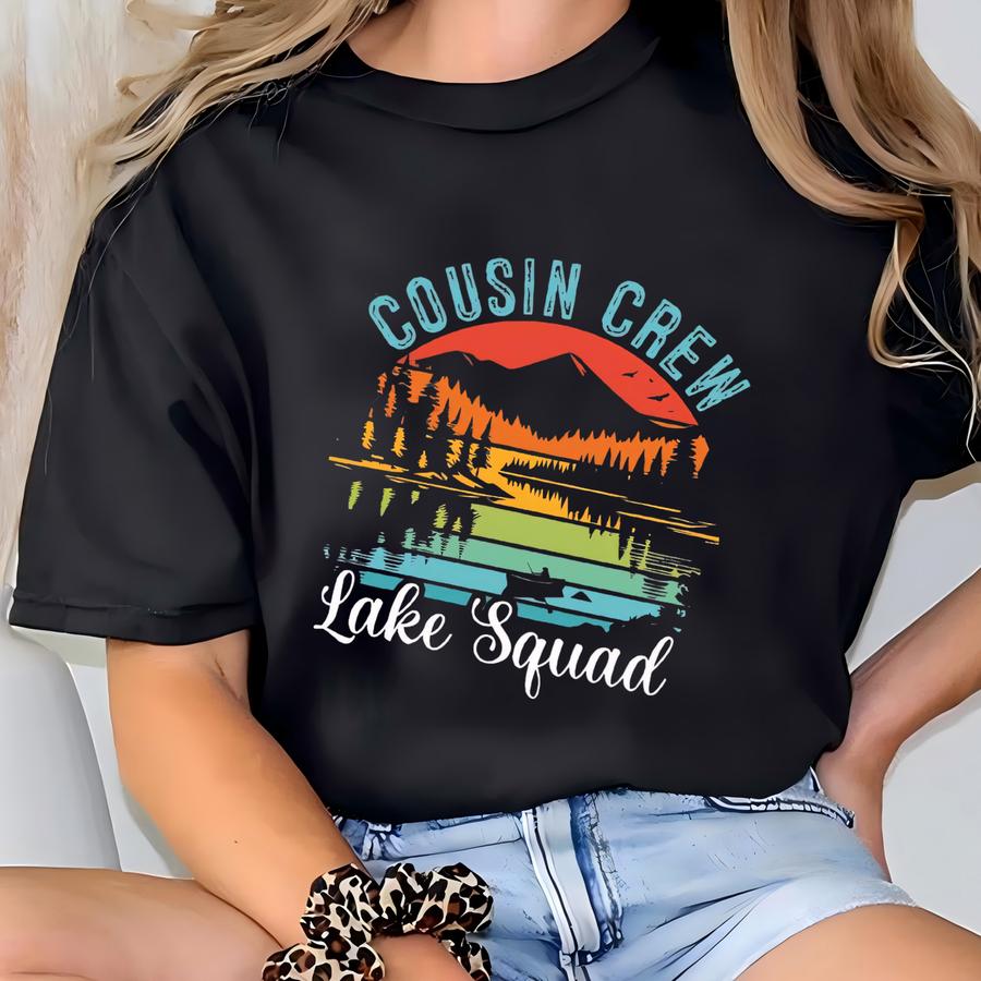 Cousin Crew Shirt: Family Vacation Lake  T-shirt